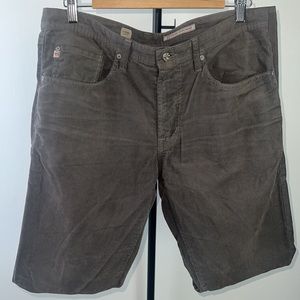 AG Adriano Goldschmied “Protégé” Corduroy, Grey, Sz 34, great condition